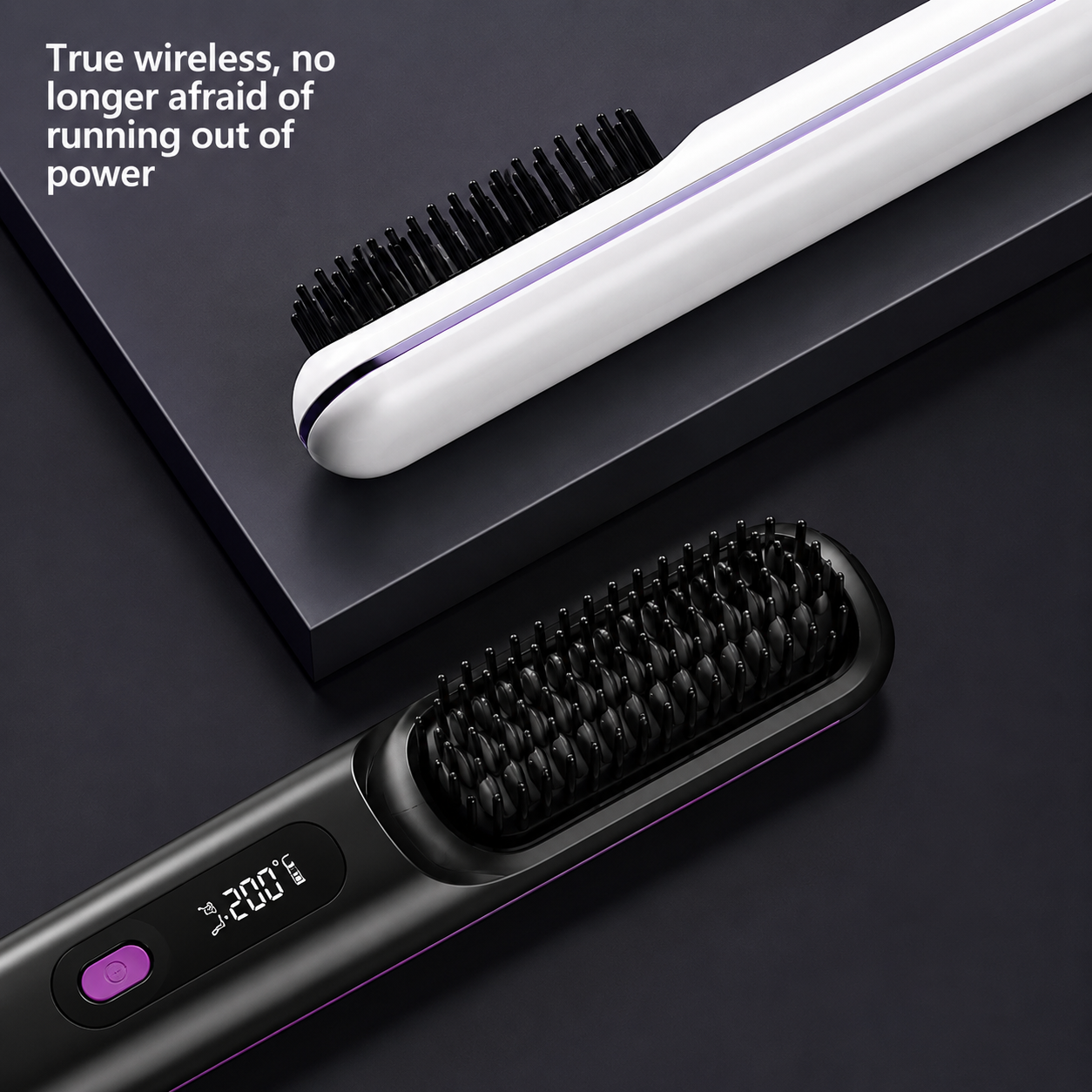 Portable Hair Straightening Brush
