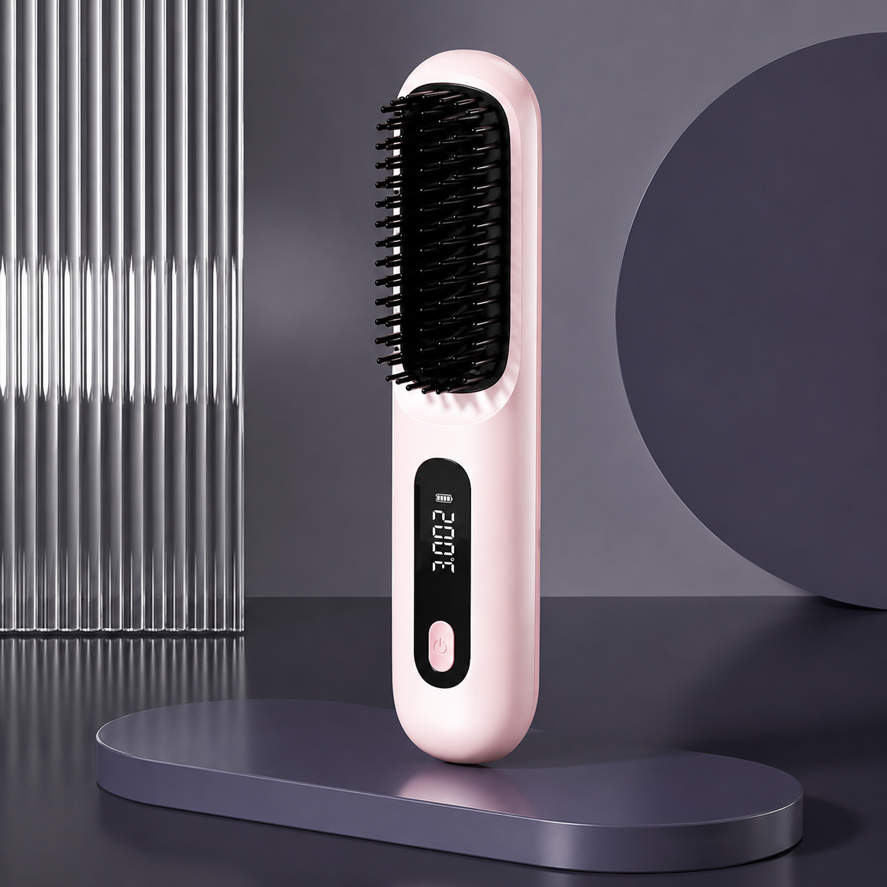 Portable Hair Straightening Brush