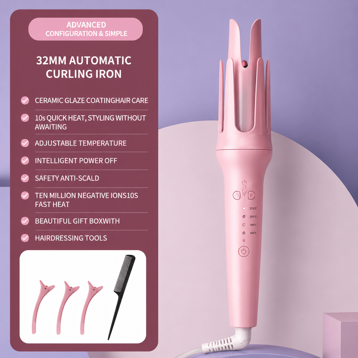 Automatic Hair Curler - Phantyo