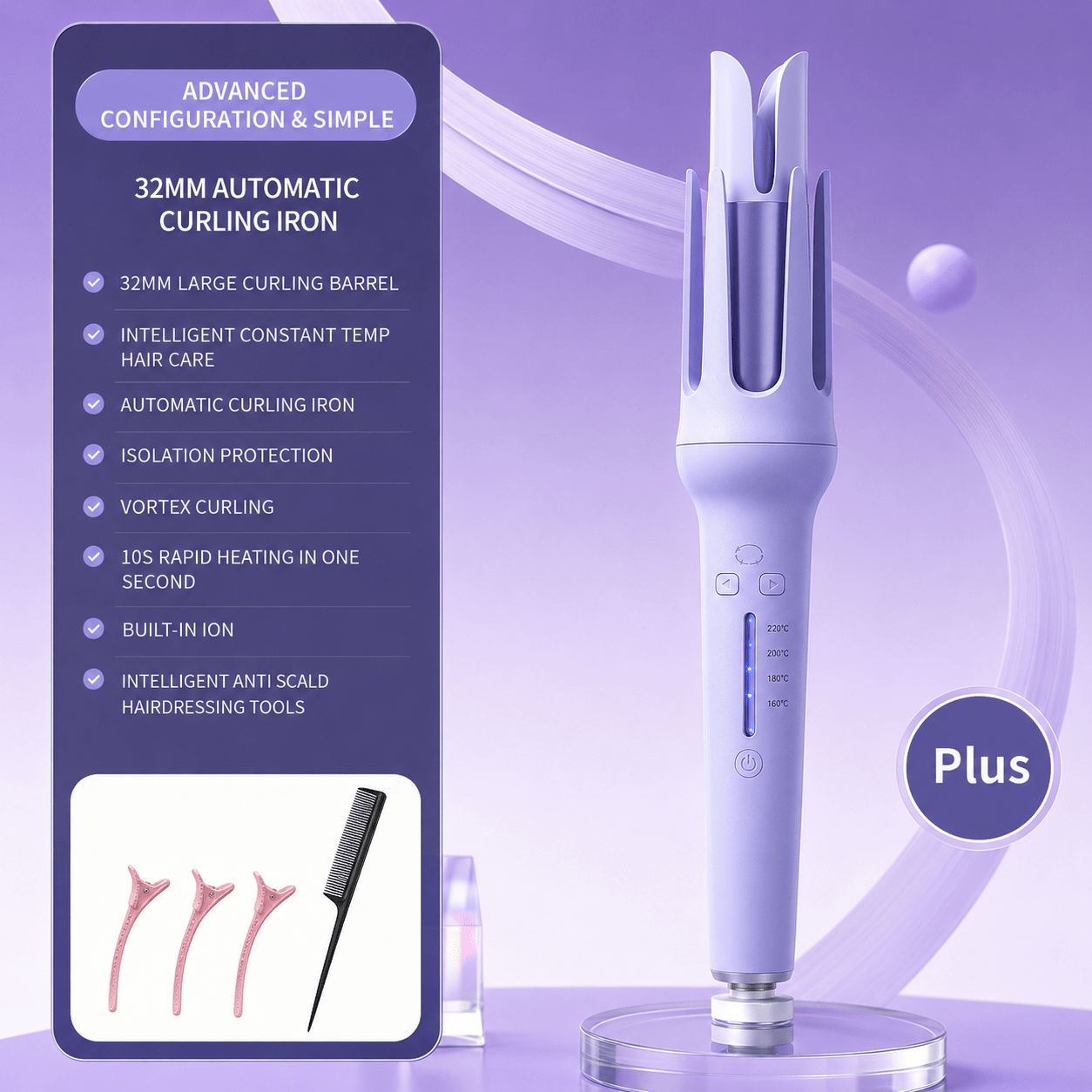 Automatic Hair Curler - Phantyo
